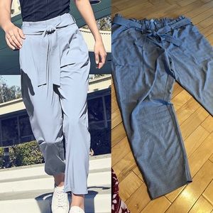Athleta skyline pant, sz 14 grey gingham